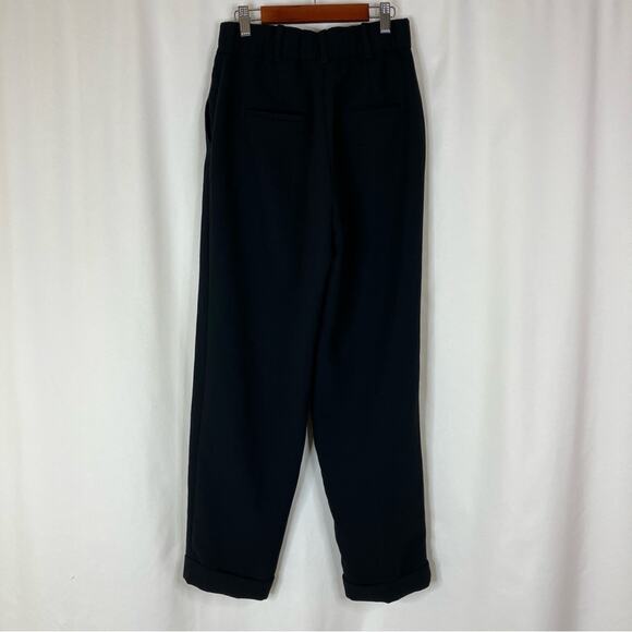 Wilfred Black High Waist Straight Leg Polyester Pants Womens 2 - Picture 7 of 7